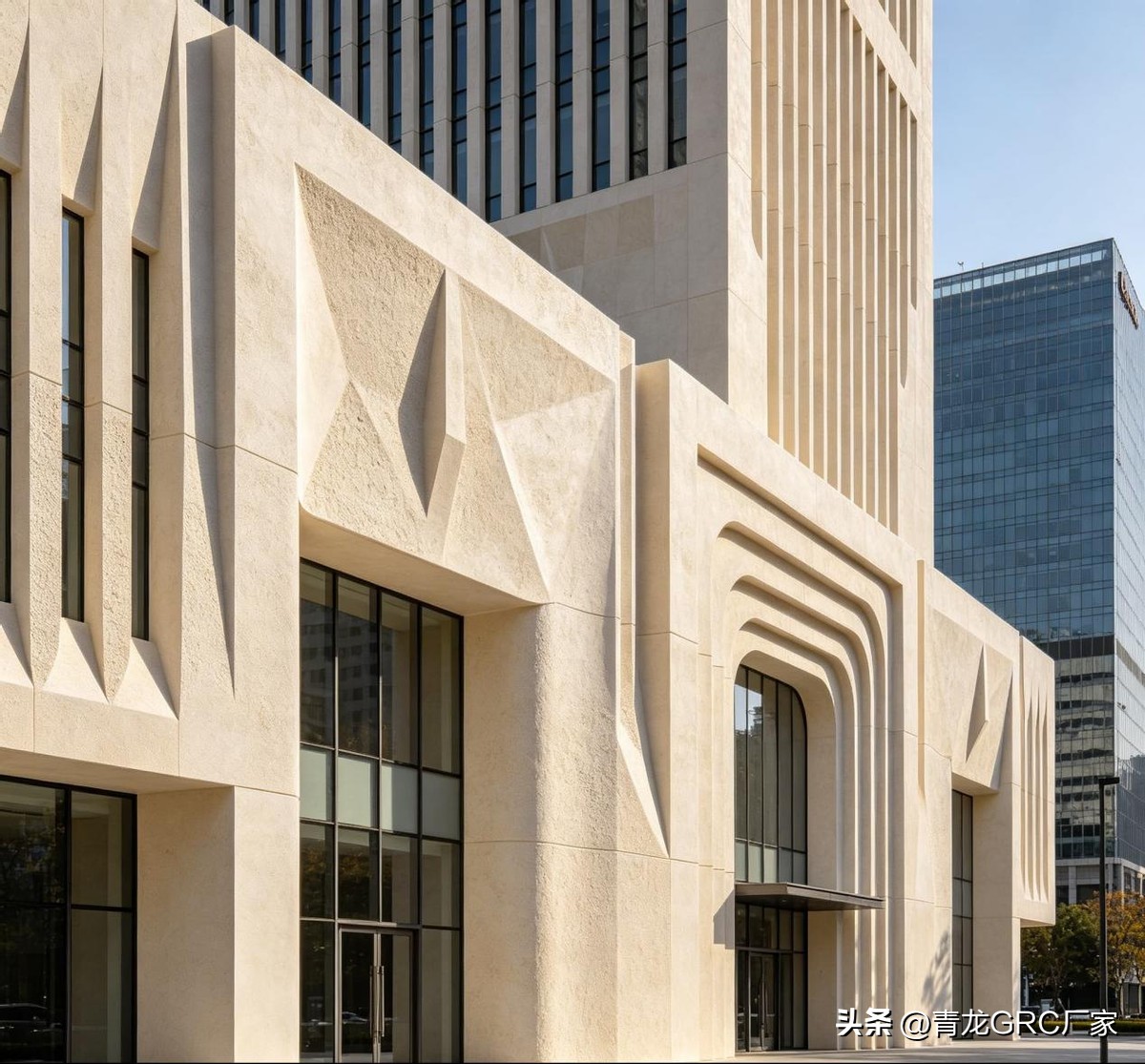 GRC板材料特性_GRC板高端建筑应用优势_建筑清水模板厂家生产规模