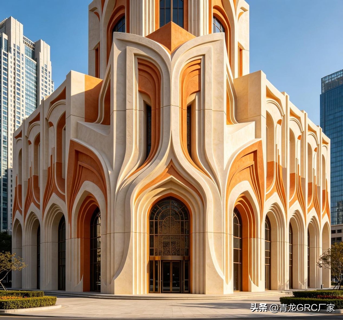 GRC板高端建筑应用优势_GRC板材料特性_建筑清水模板厂家生产规模