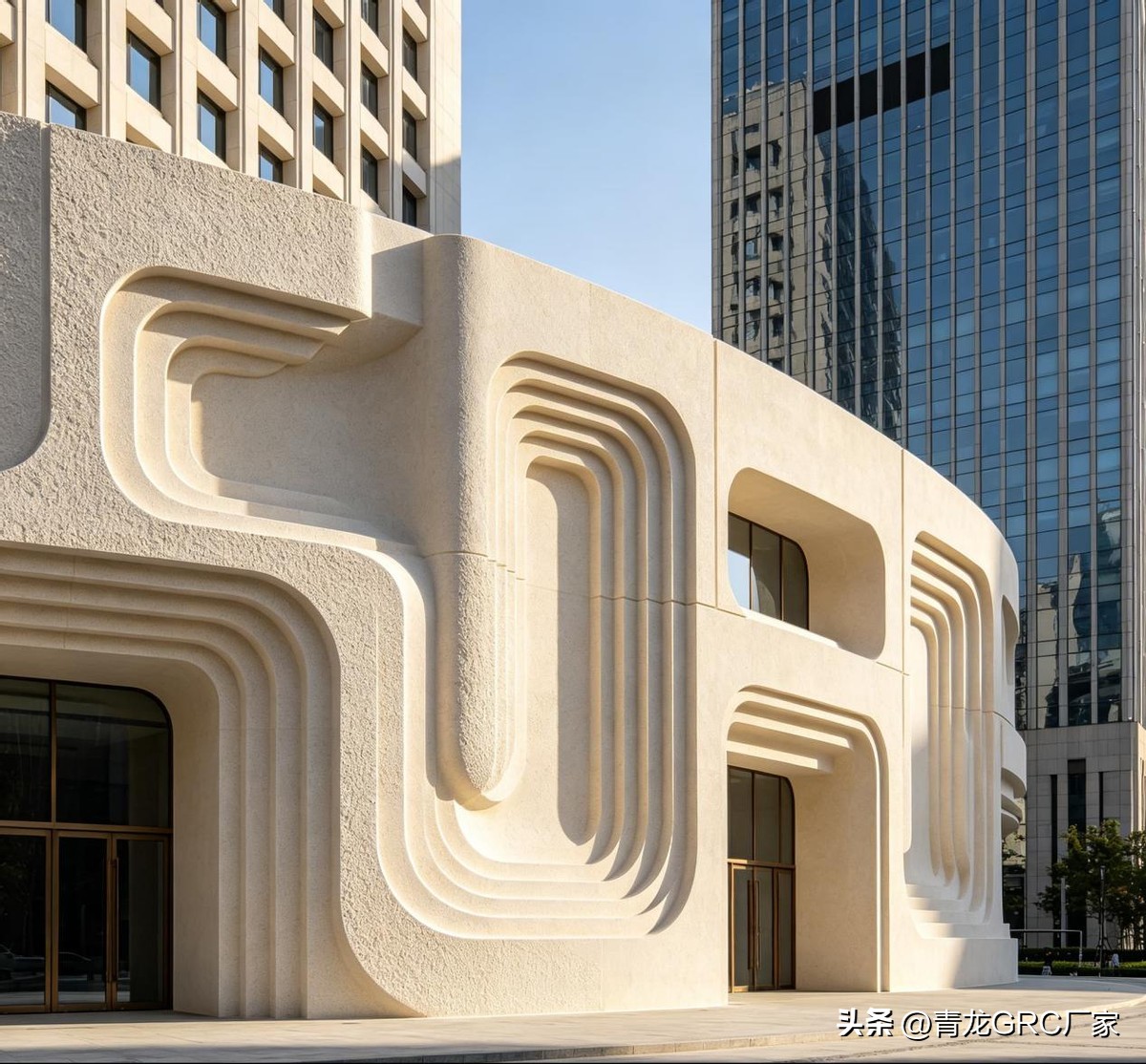 GRC板材料特性_GRC板高端建筑应用优势_建筑清水模板厂家生产规模